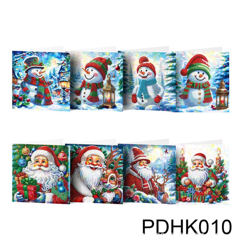 DIY Diamond Painting Greeting Cards Kit, Handmade Craft Cards with Envelopes
