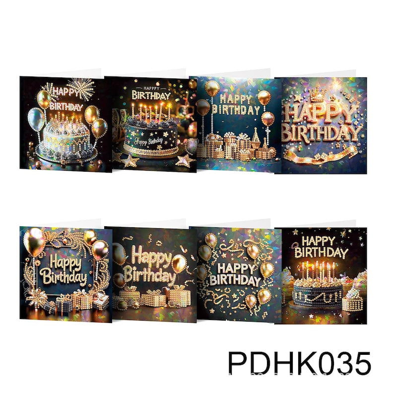 DIY Diamond Painting Greeting Cards Kit, Handmade Craft Cards with Envelopes