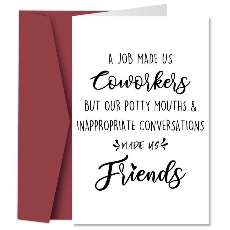 Funny Sarcastic Birthday Cards for Friends, Gag Joke Greeting Cards