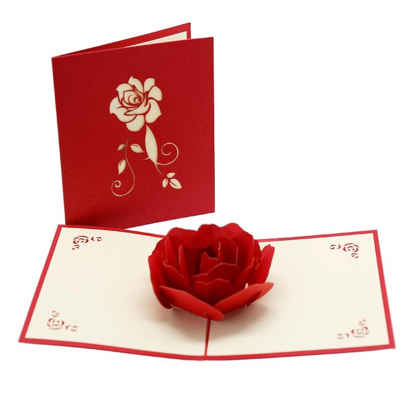 Diamond Painting Greeting Cards, Floral Tulips, Special Shape Drills (Set of 6)