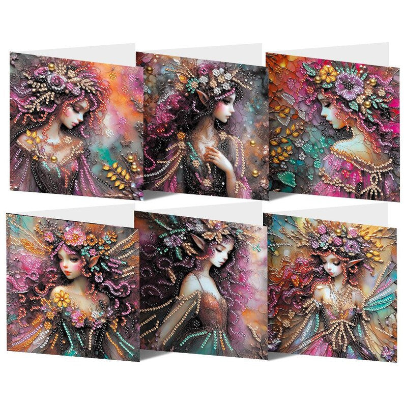 Butterfly Diamond Painting Card Kit: Beginner Craft, Soft Colors, Paper & Acrylic Drills