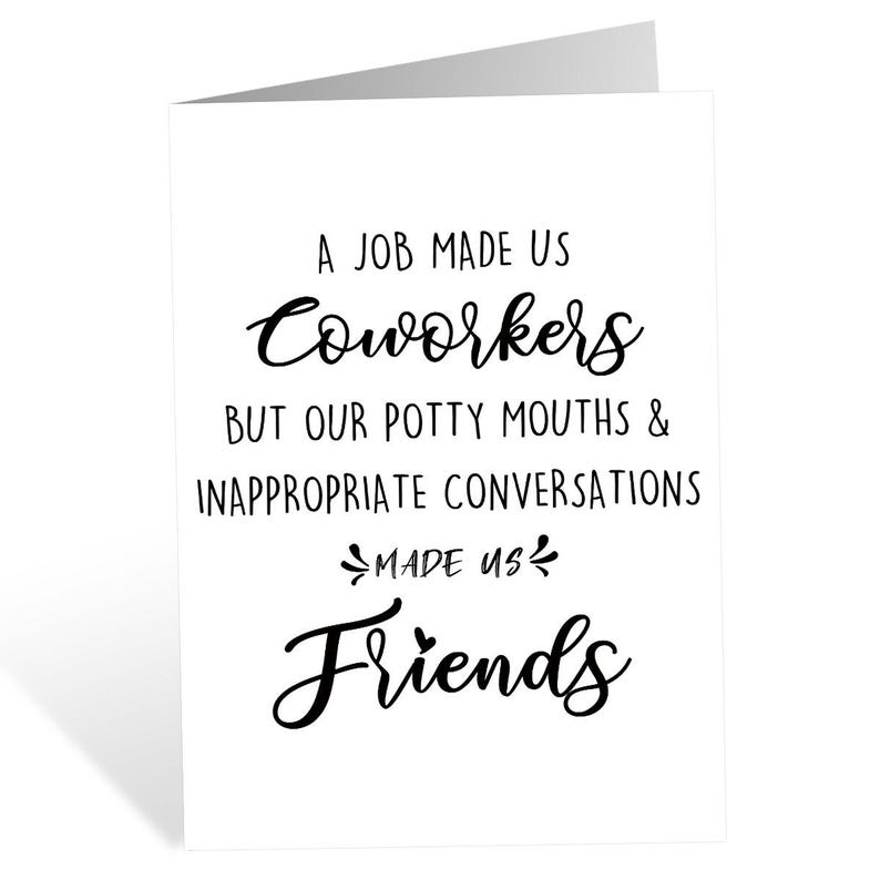 Funny Sarcastic Birthday Cards for Friends, Gag Joke Greeting Cards