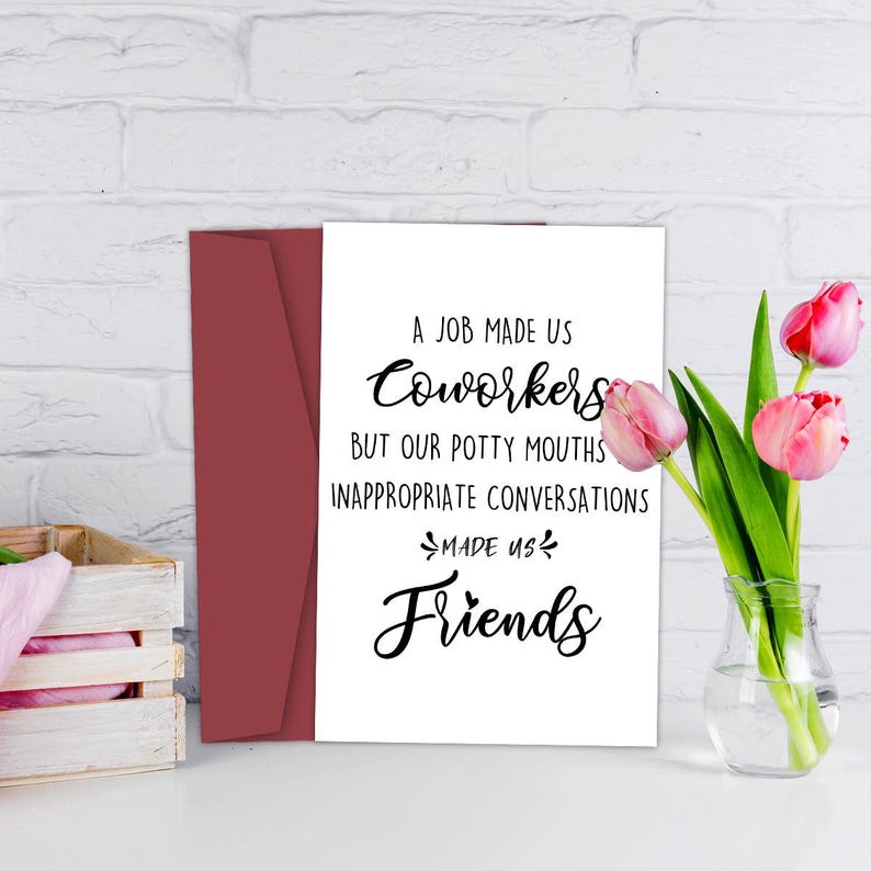 Funny Sarcastic Birthday Cards for Friends, Gag Joke Greeting Cards