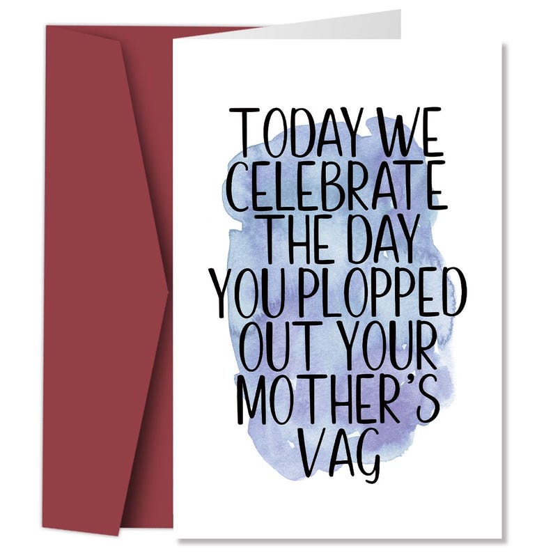 Funny Sarcastic Birthday Cards for Friends, Gag Joke Greeting Cards