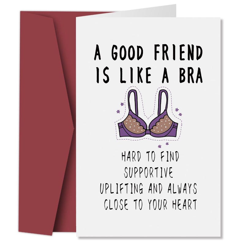 Funny Sarcastic Birthday Cards for Friends, Gag Joke Greeting Cards