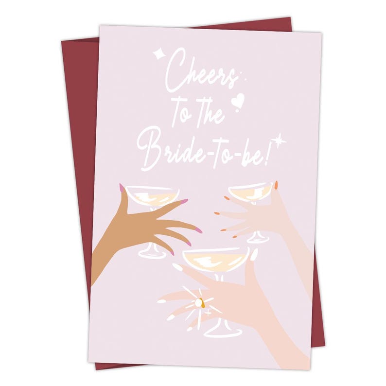 Set of 10 Funny Wedding Card Gift For Couple Minimal Humor Greeting Card