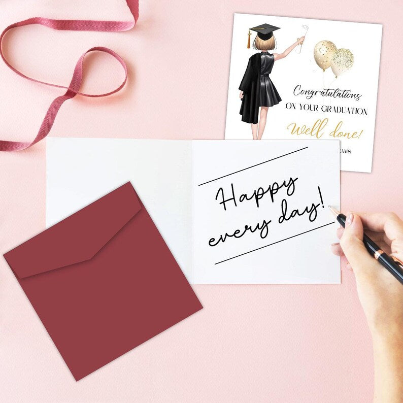 Set of 2 Funny Greeting Card Gift For Friend Sarcastic Folded Text Card
