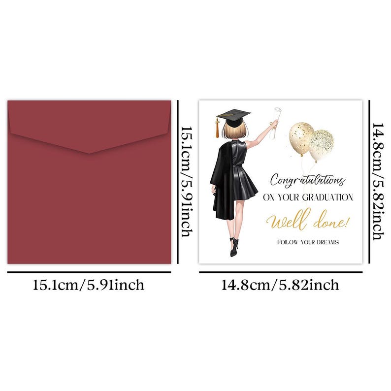 Set of 2 Funny Greeting Card Gift For Friend Sarcastic Folded Text Card