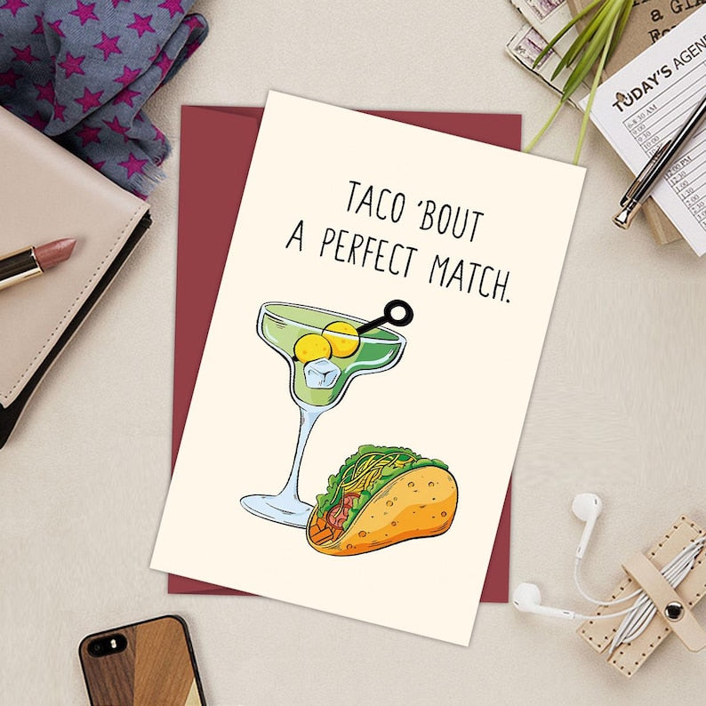 6Pcs Funny Birthday Card Humor Gift for Friend with Envelope
