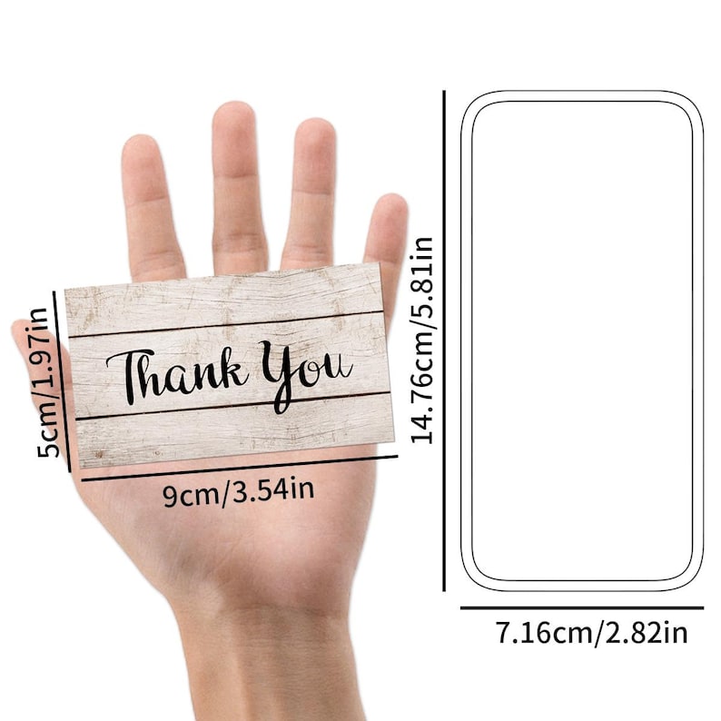 Gold Foil Thank You Cards for Business Packaging (8 Sets, 400Pcs), Customer Appreciation Inserts