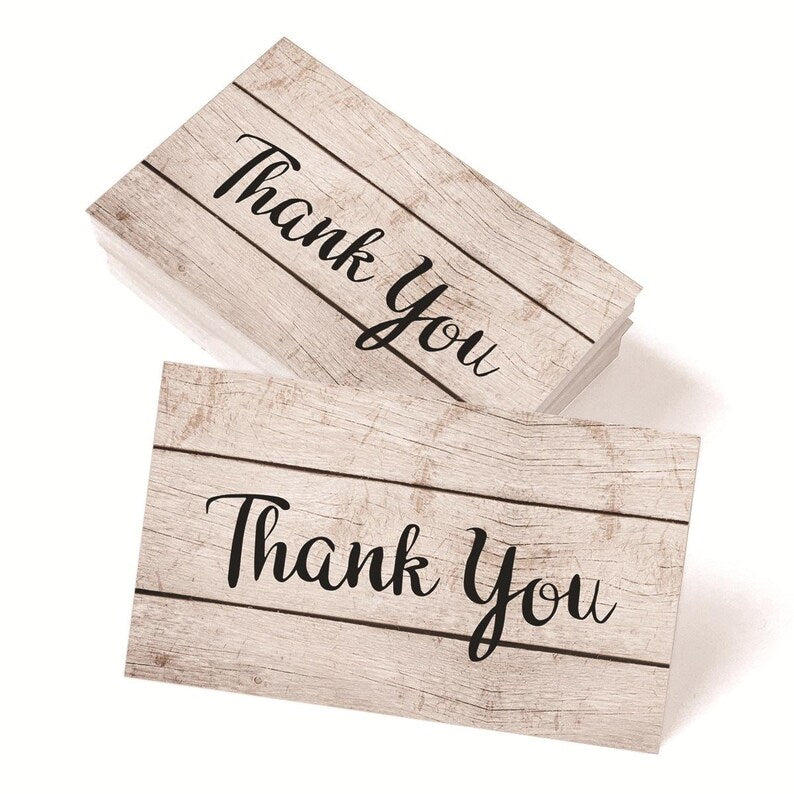 Gold Foil Thank You Cards for Business Packaging (8 Sets, 400Pcs), Customer Appreciation Inserts