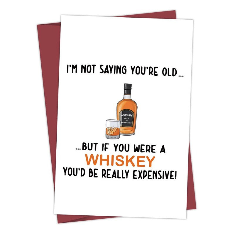 Funny Husband Birthday Card, Humorous Joke Greeting Card (Set of 15)