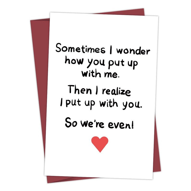 Funny Husband Birthday Card, Humorous Joke Greeting Card (Set of 15)
