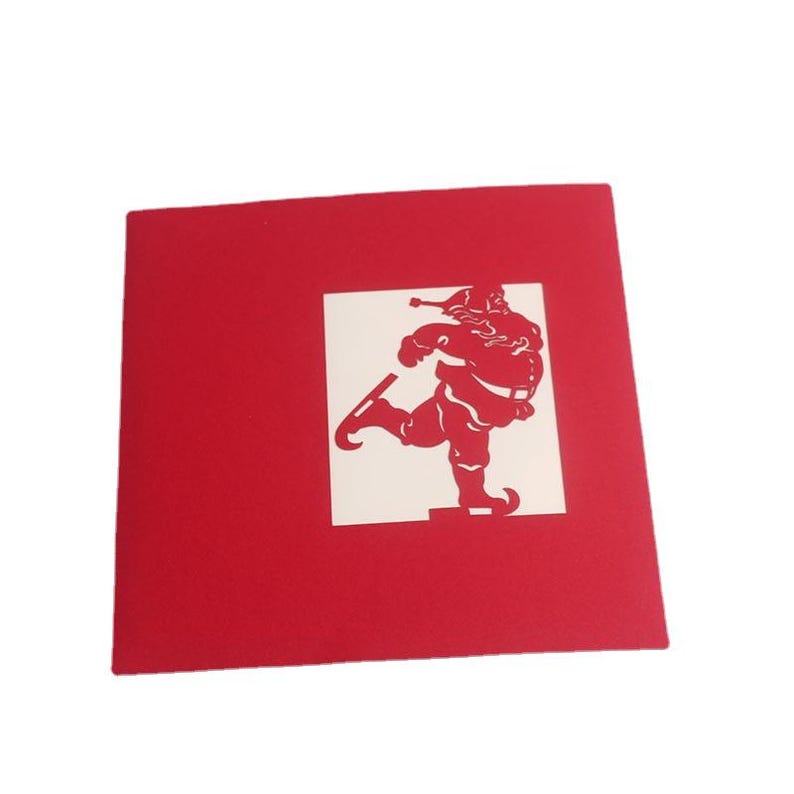 Santa Claus Pop Up Card 3D Christmas Gift For Kids And Family