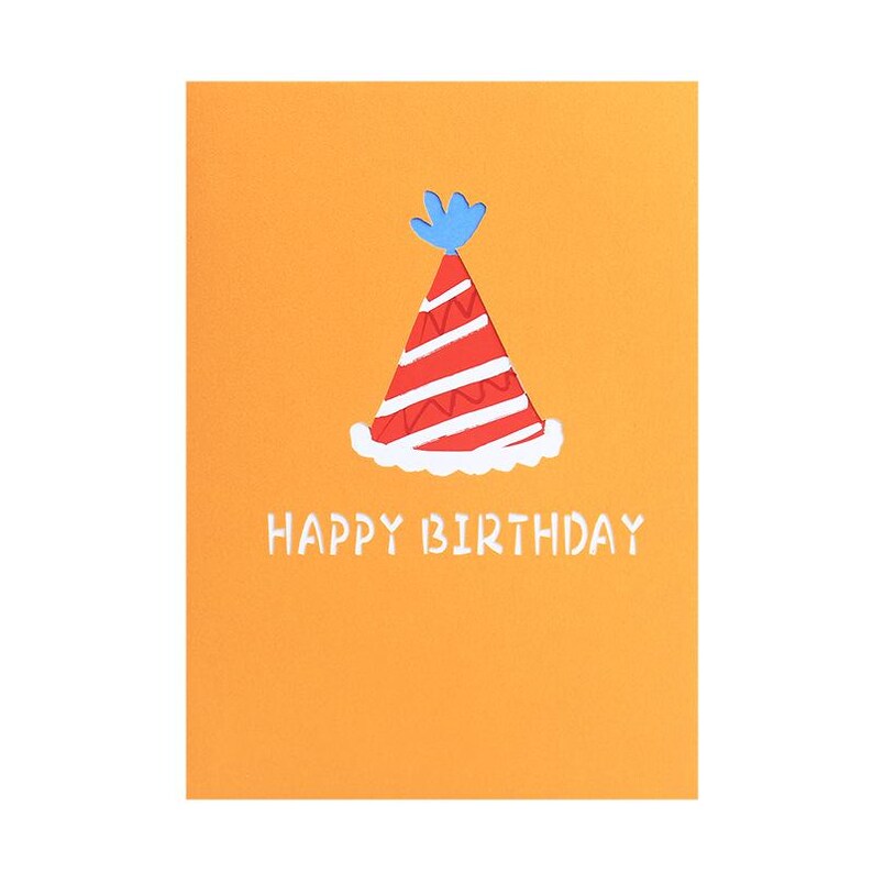 Funny Cat Birthday Pop Up Card: 3D Animal Greeting for Friend, Quirky Gift