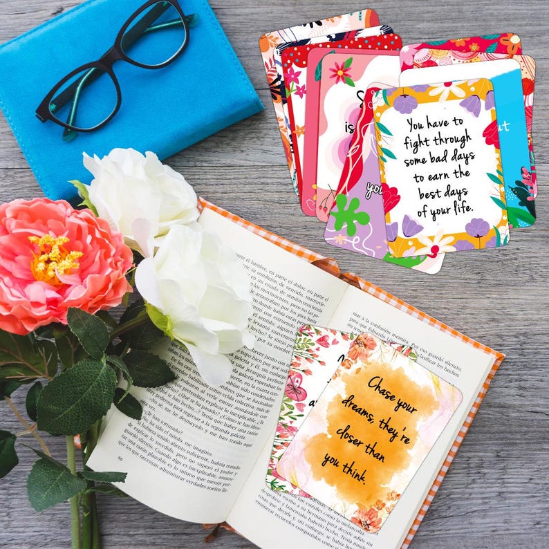 100PCS Motivational Thank You Blank Cards Set for Kids Lunchbox Notes Gift for Students