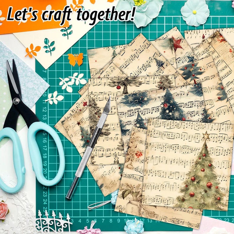 48PCS Vintage Scrapbook Paper Pack DIY Kit for Beginners Journaling
