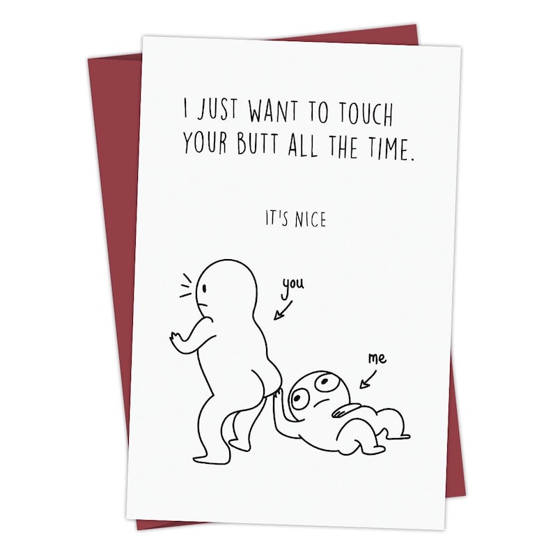 6Pcs Funny Birthday Card Humor Gift for Friend with Envelope