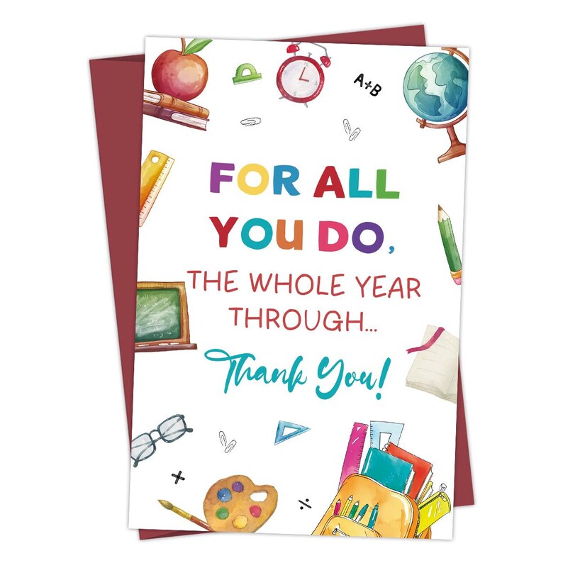 6Pcs Funny Birthday Card Humor Gift for Friend with Envelope