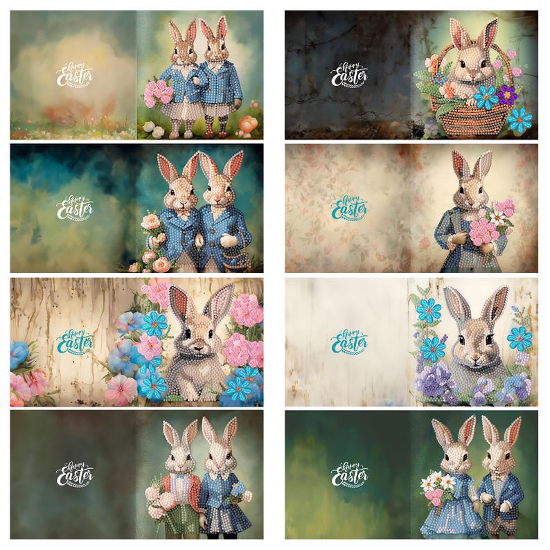 Diamond Painting Cards, Mandala Flower Bird Butterfly Designs, Festive Mail Craft Kit
